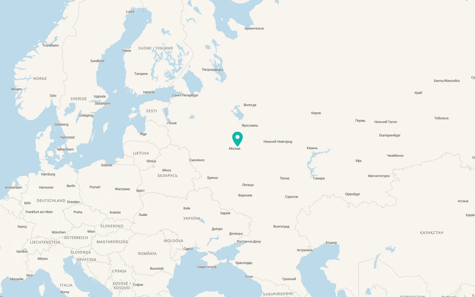 Map of Fedurnovo
