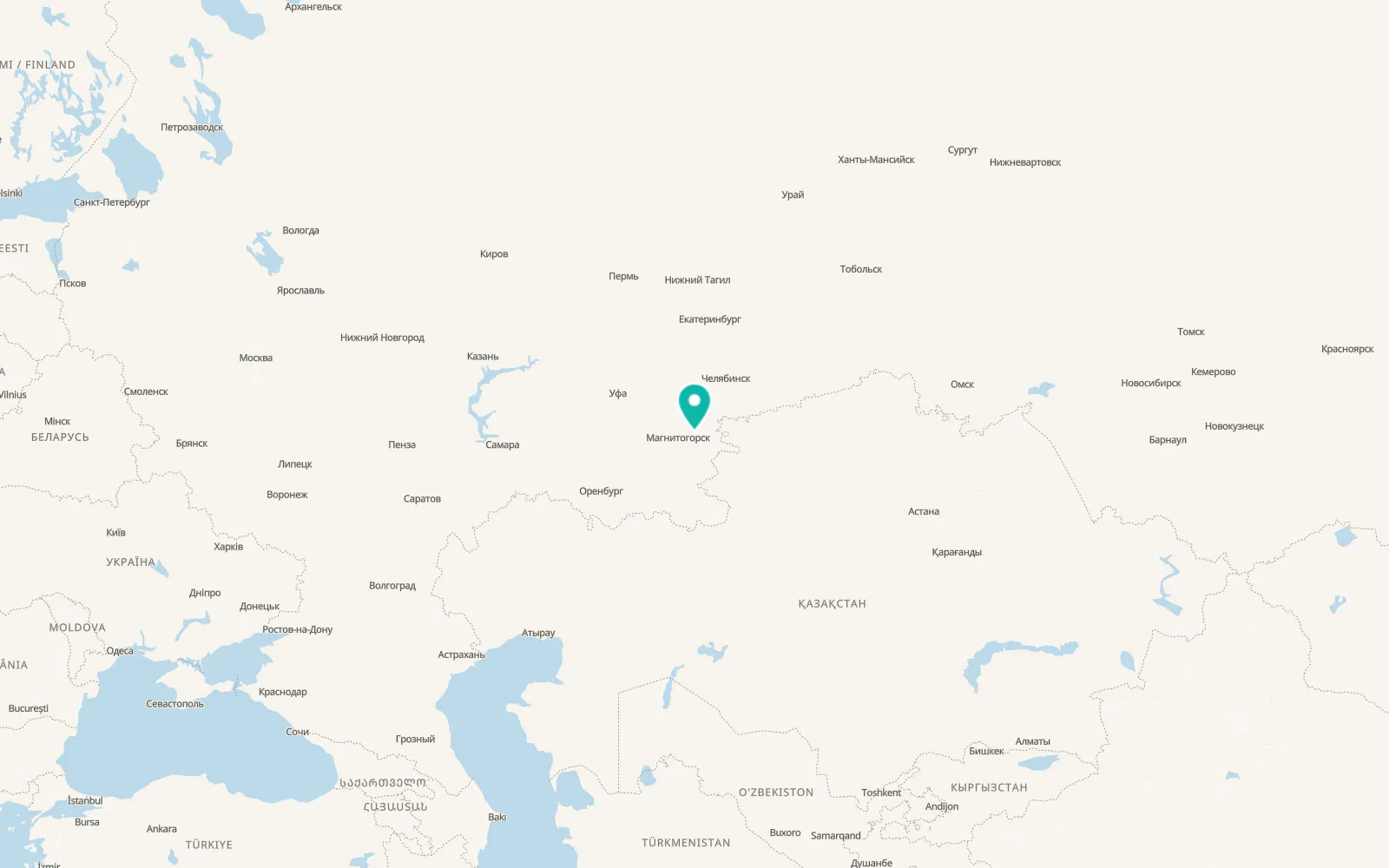 Map of Fershampenuaz