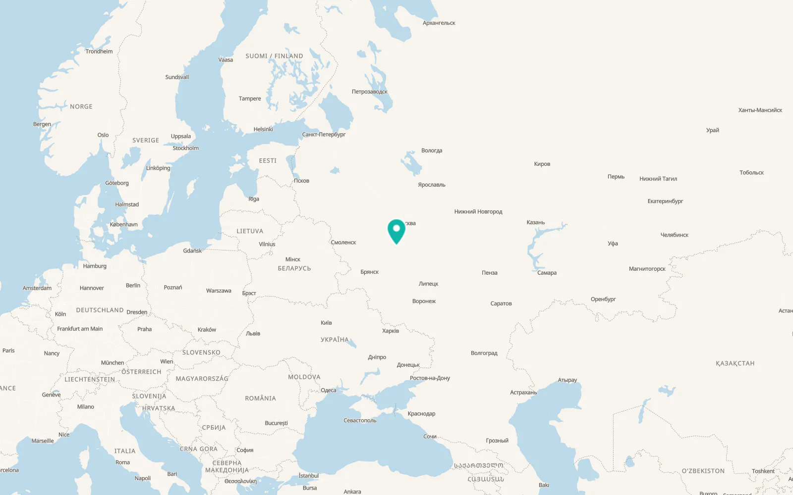 Map of Ferzikovo