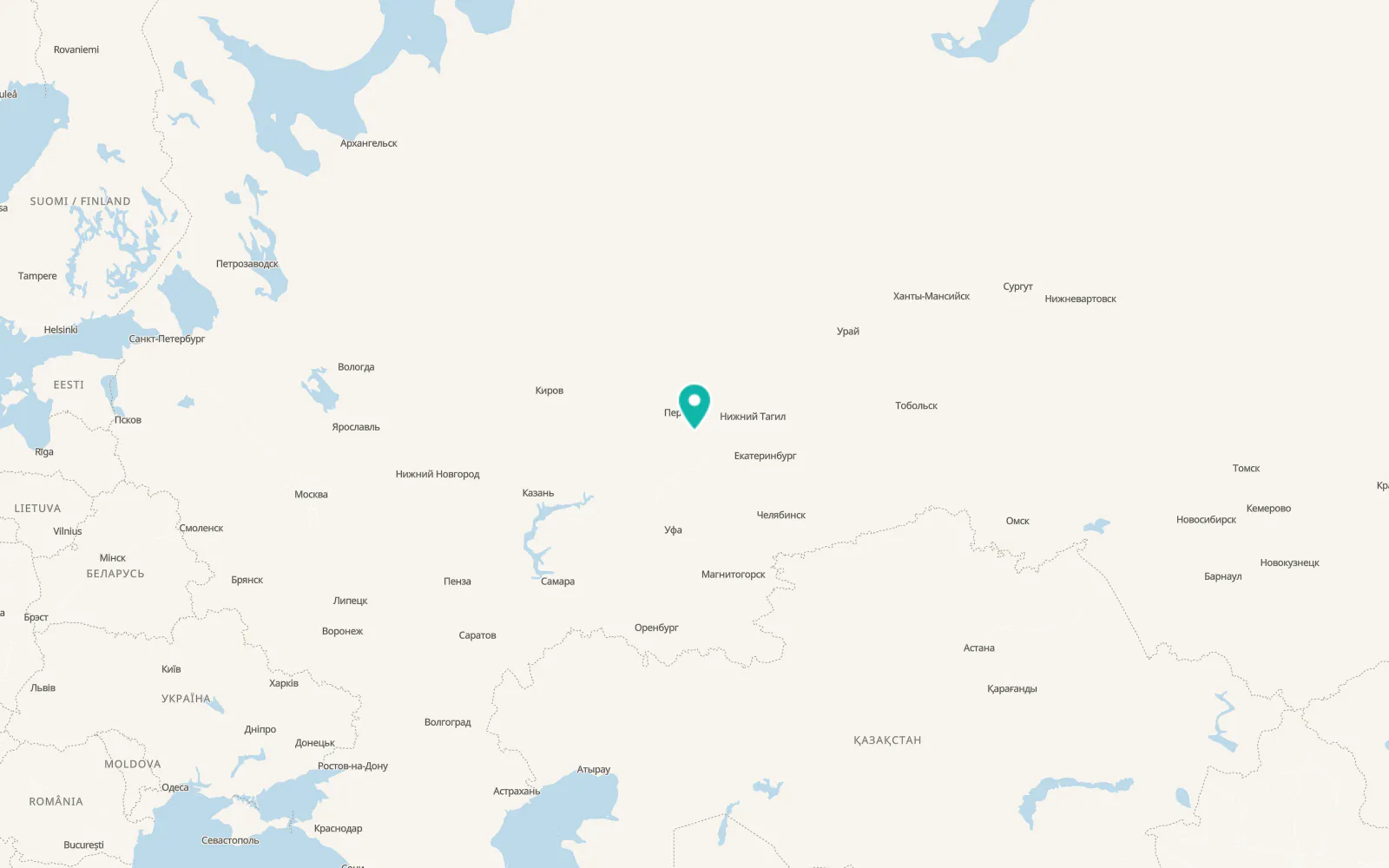 Map of Filippovka