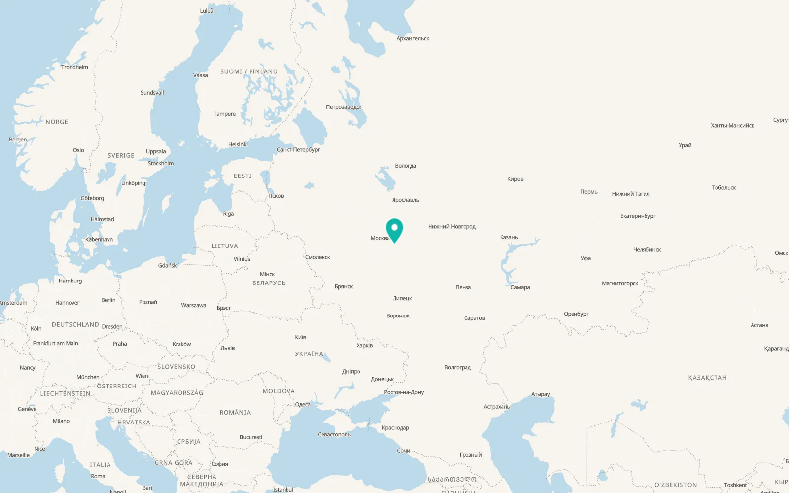 Map of Fosforitnyy