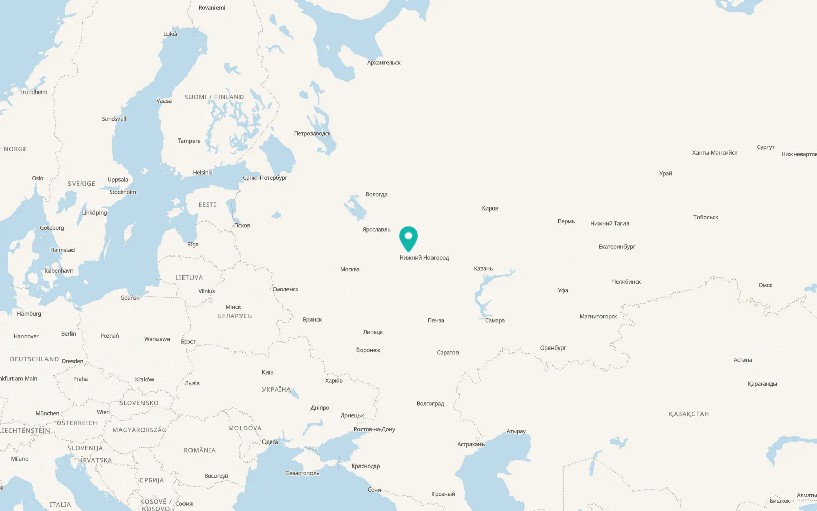 Map of Frolishchi