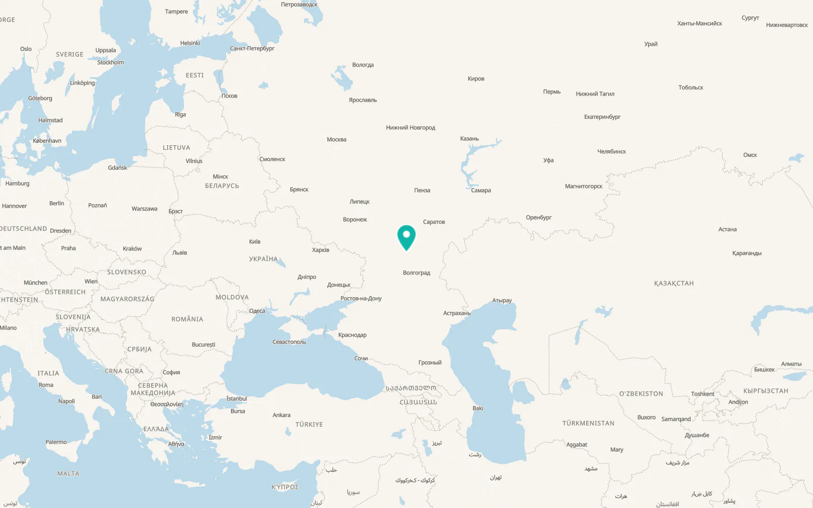 Map of Frolovo