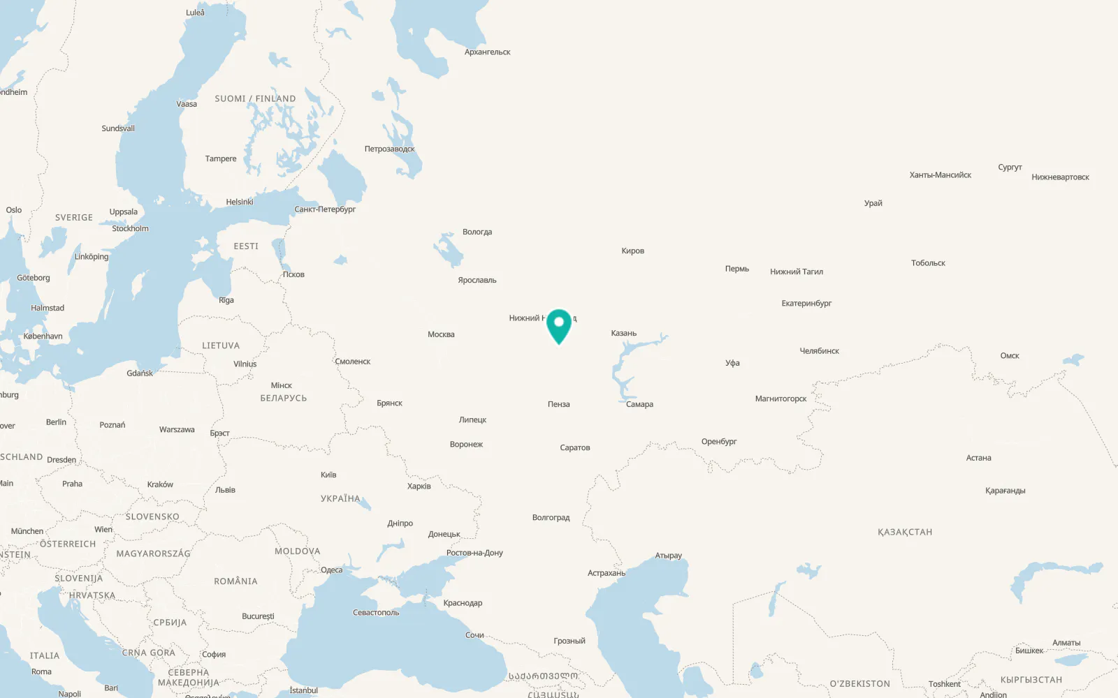 Map of Gagino