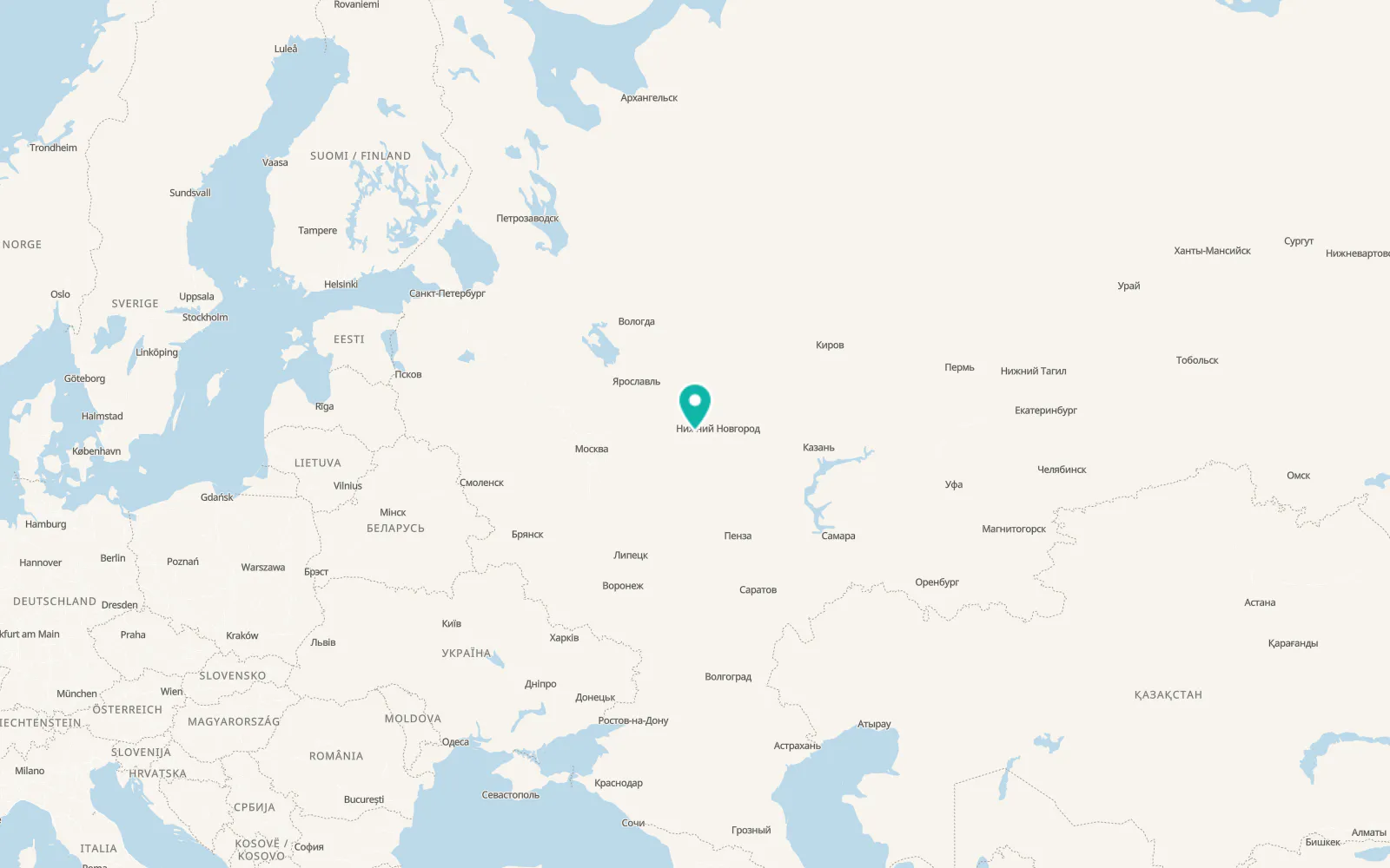 Map of Galitsy