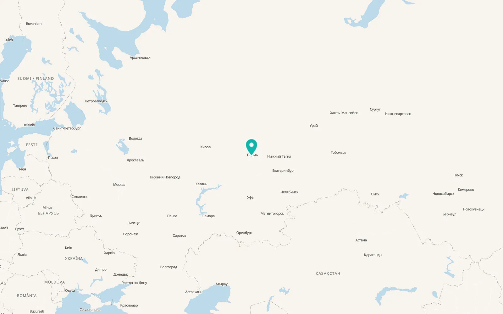 Map of Gamovo
