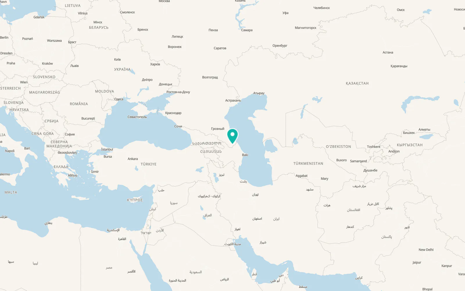 Map of Gaptsakh