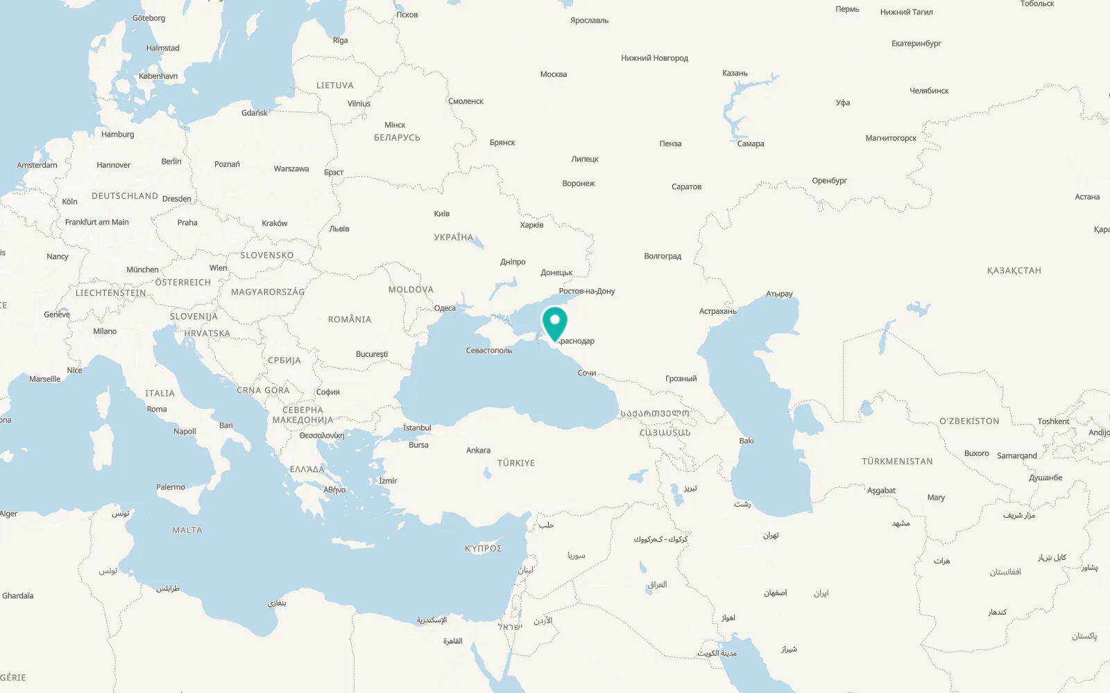 Map of Gayduk