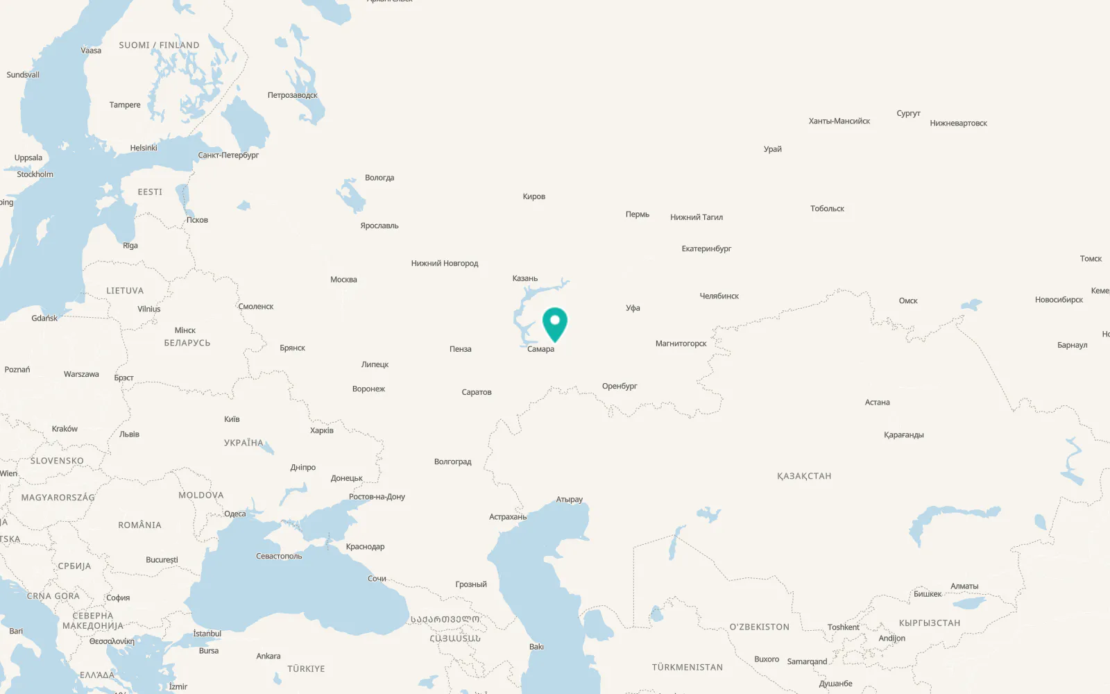 Map of Georgiyevka