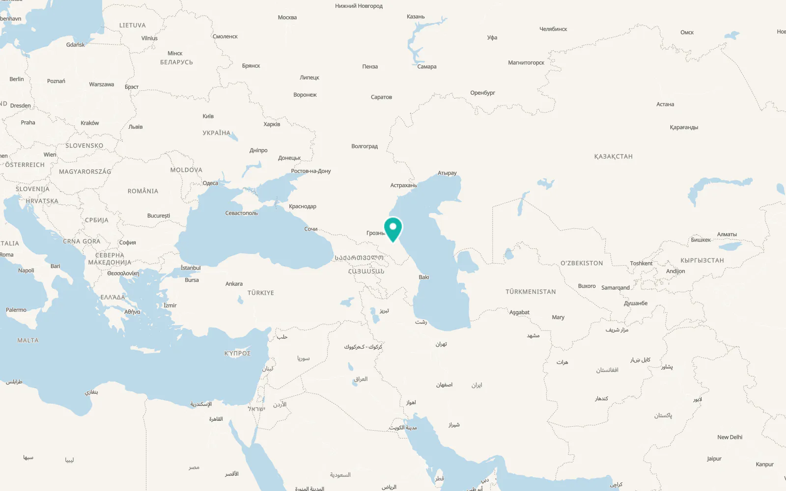 Map of Gergebil’