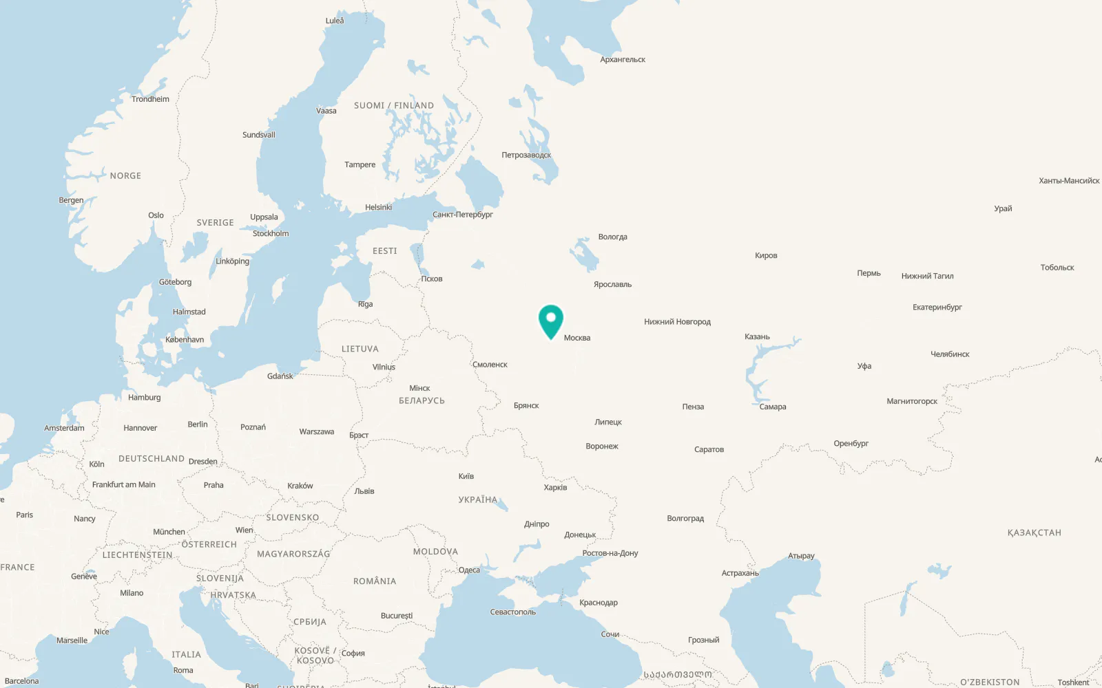 Map of Gidrouzel