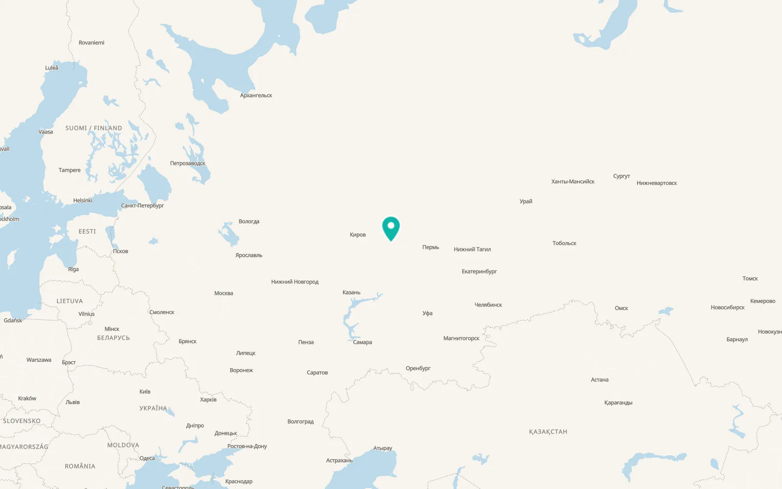 Map of Glazov