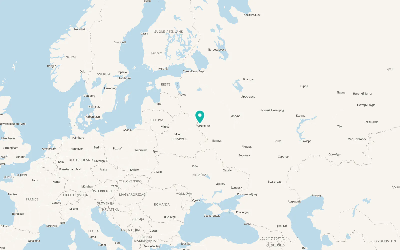 Map of Golynki