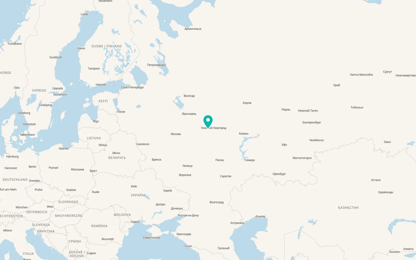 Map of Gorbatov