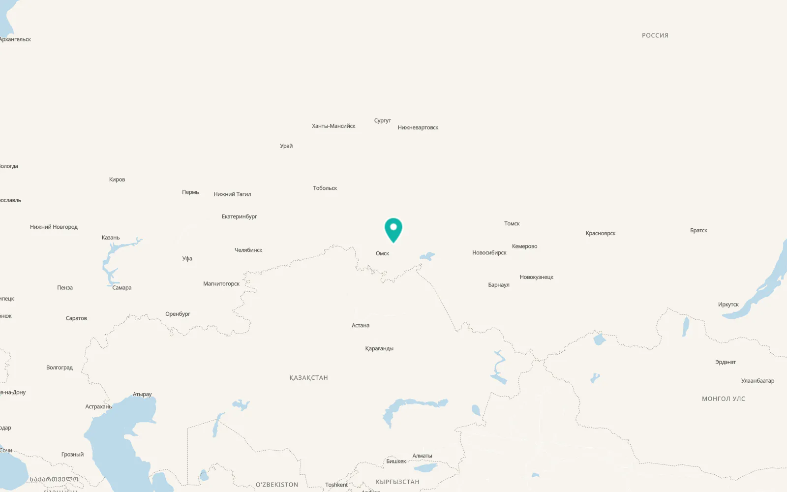 Map of Gor’kovskoye