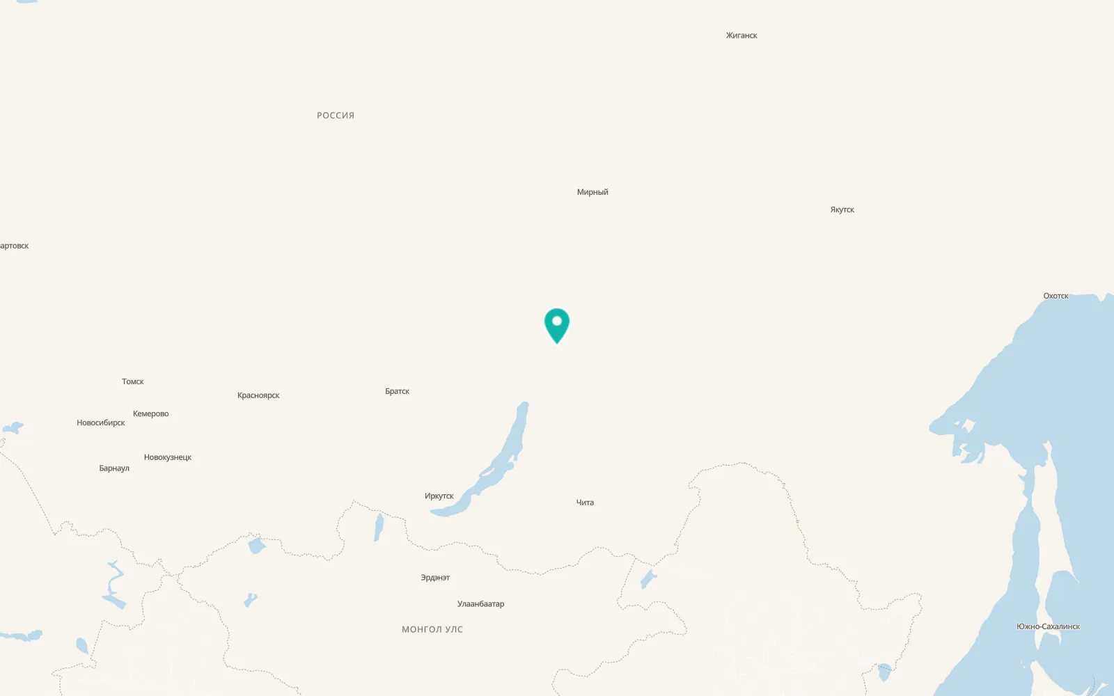 Map of Gorno-Chuyskiy