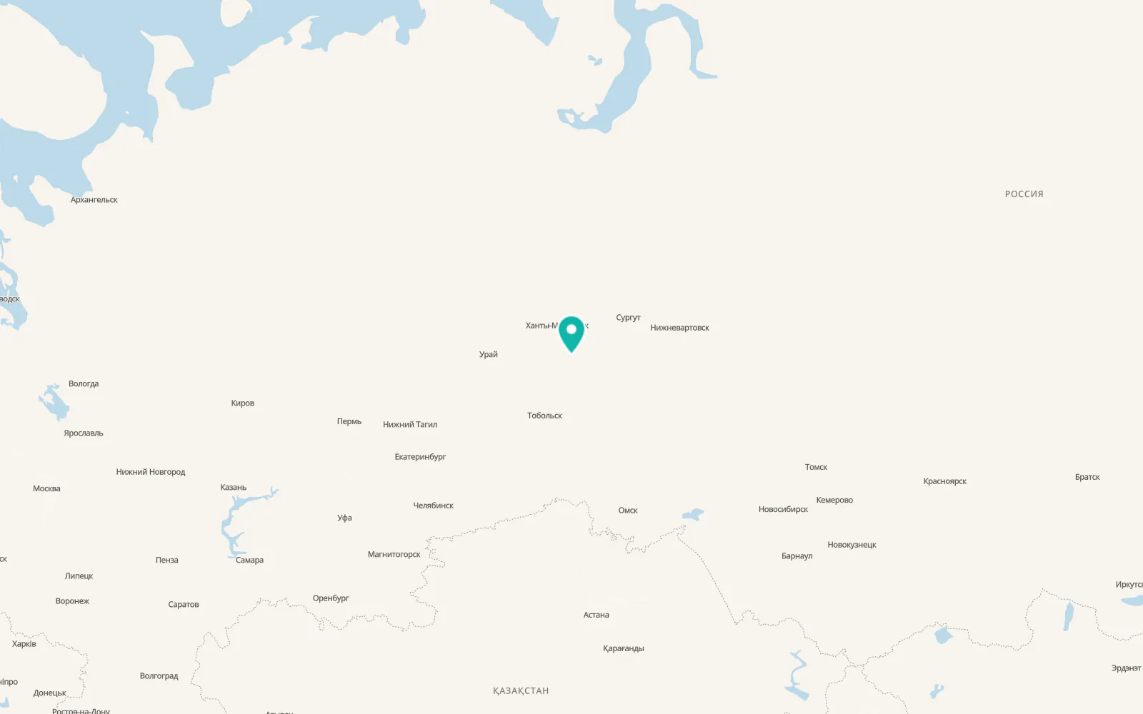 Map of Gornopravdinsk