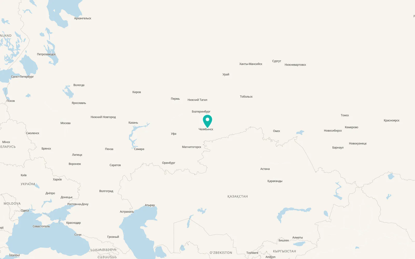Map of Gornyak