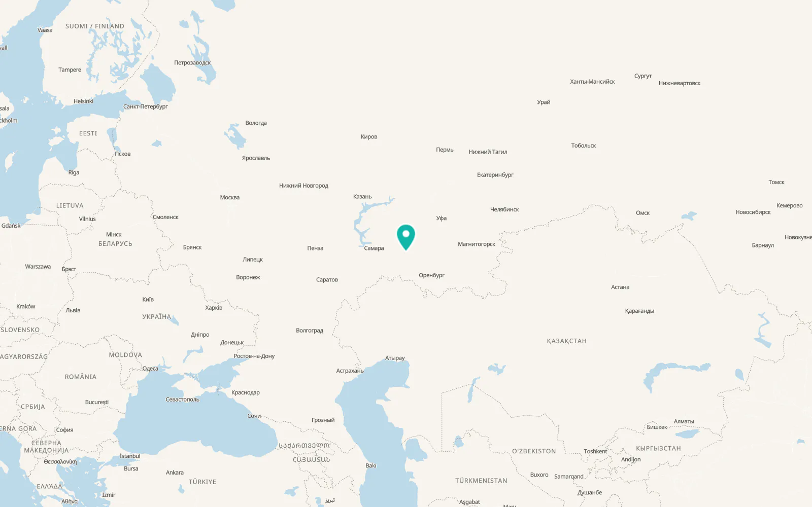 Map of Grachëvka