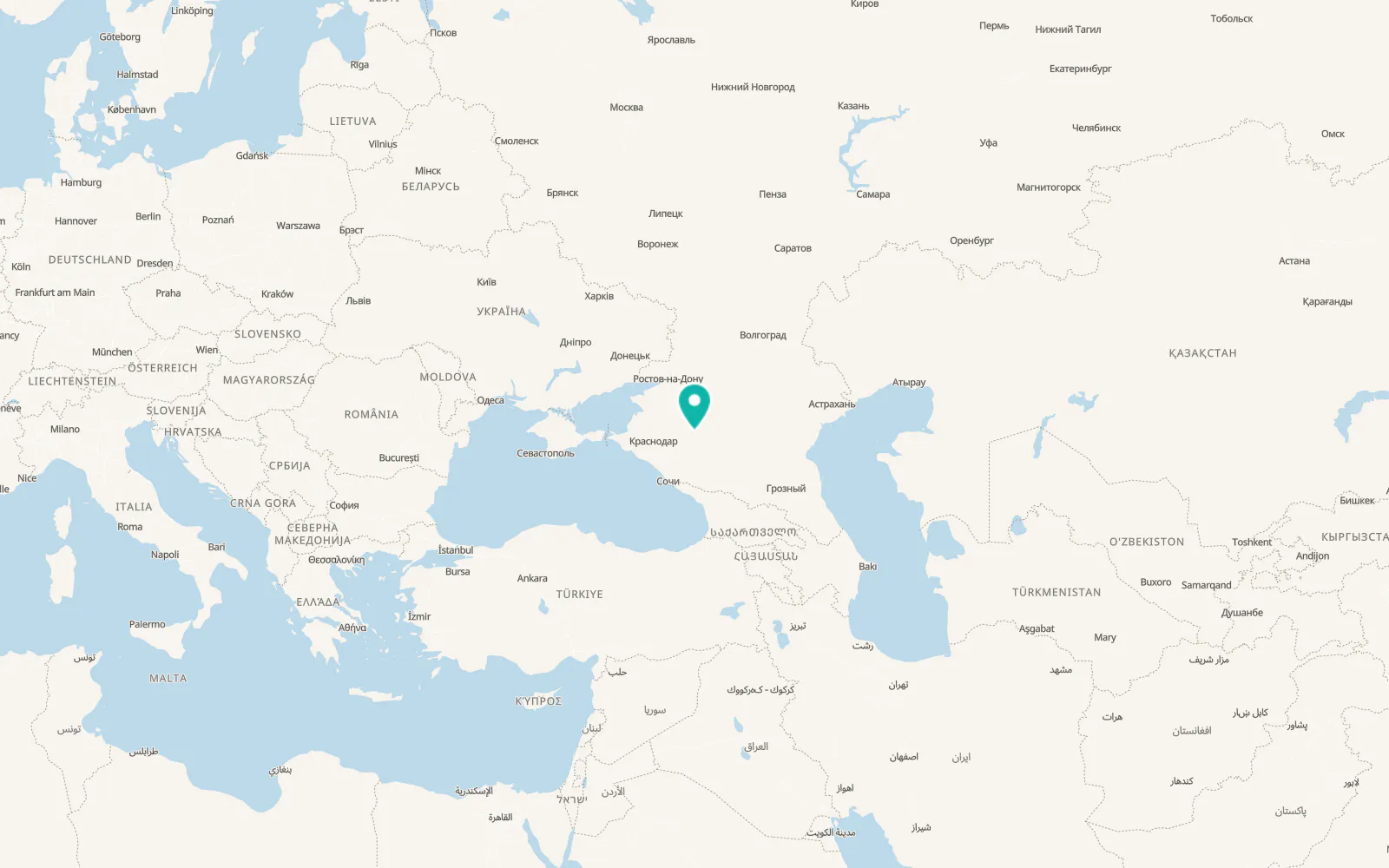 Map of Grigoropolisskaya