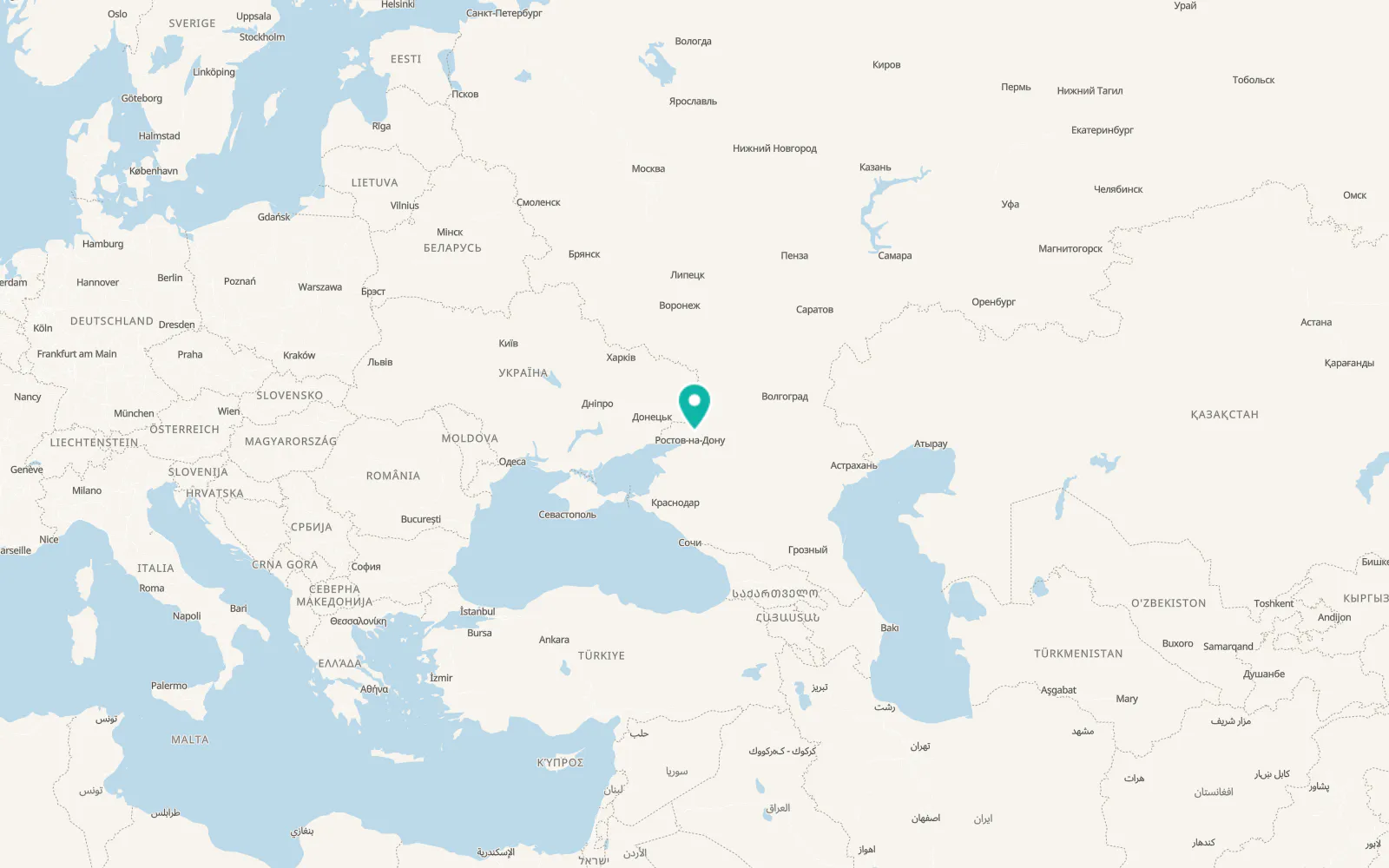 Map of Grushevskaya