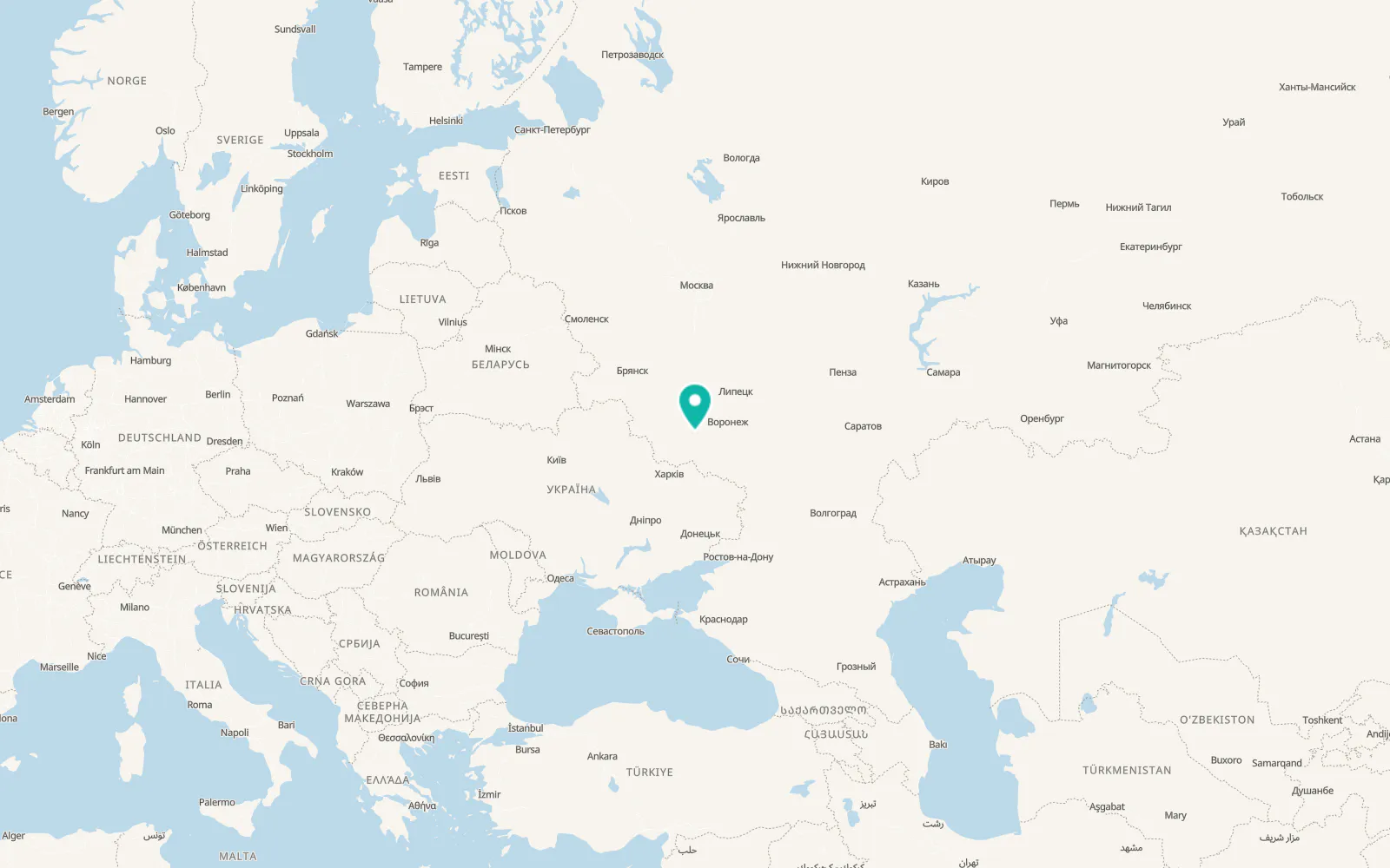 Map of Gubkin