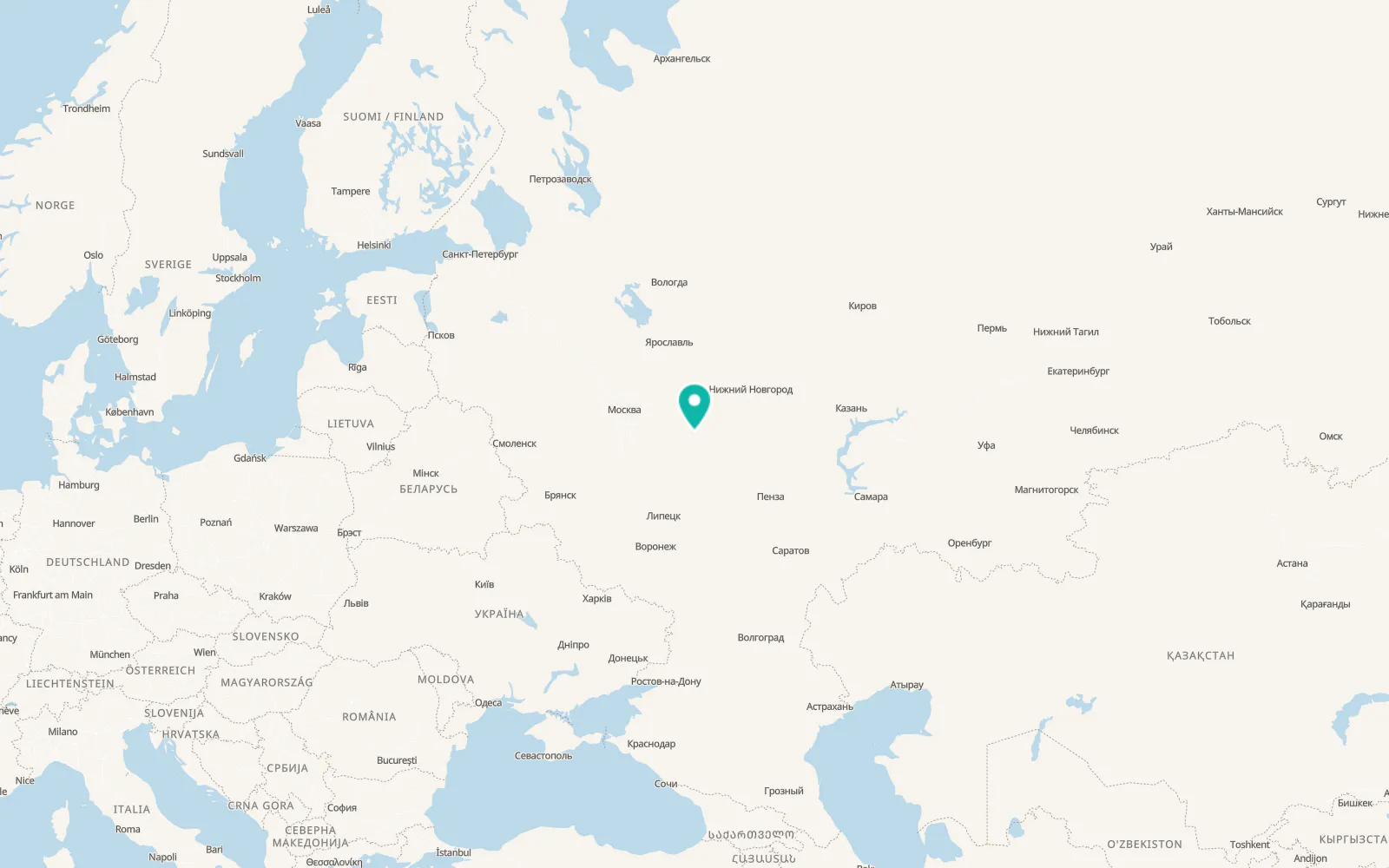 Map of Gus’-Zheleznyy