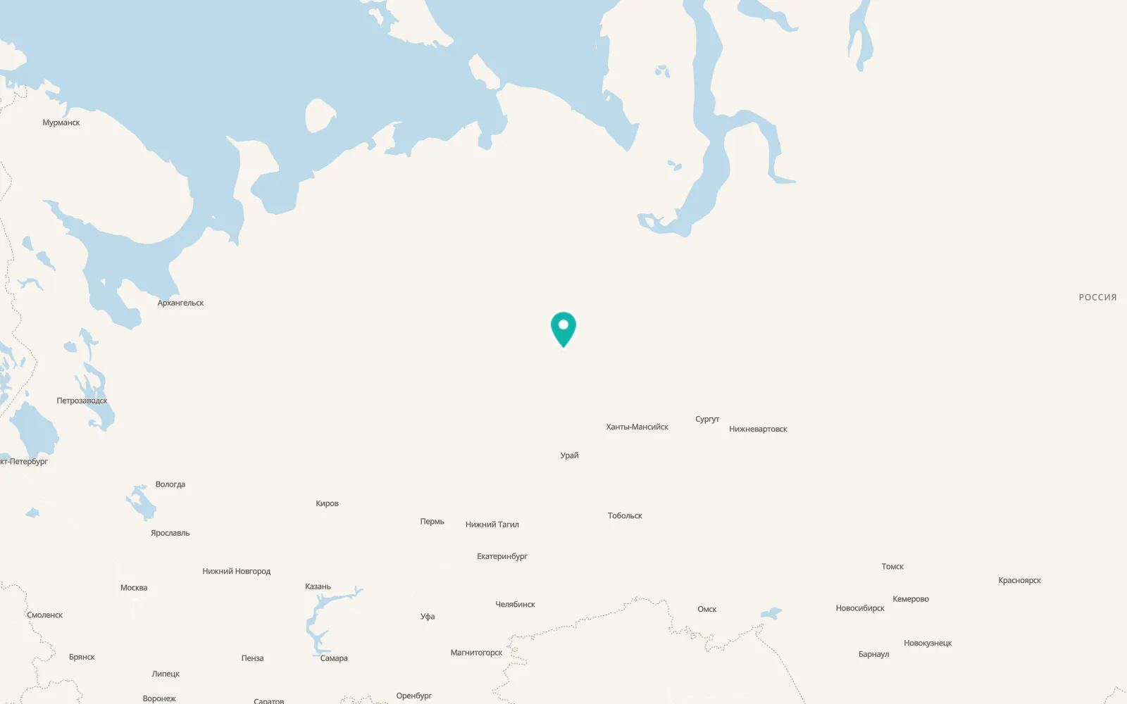 Map of Igrim
