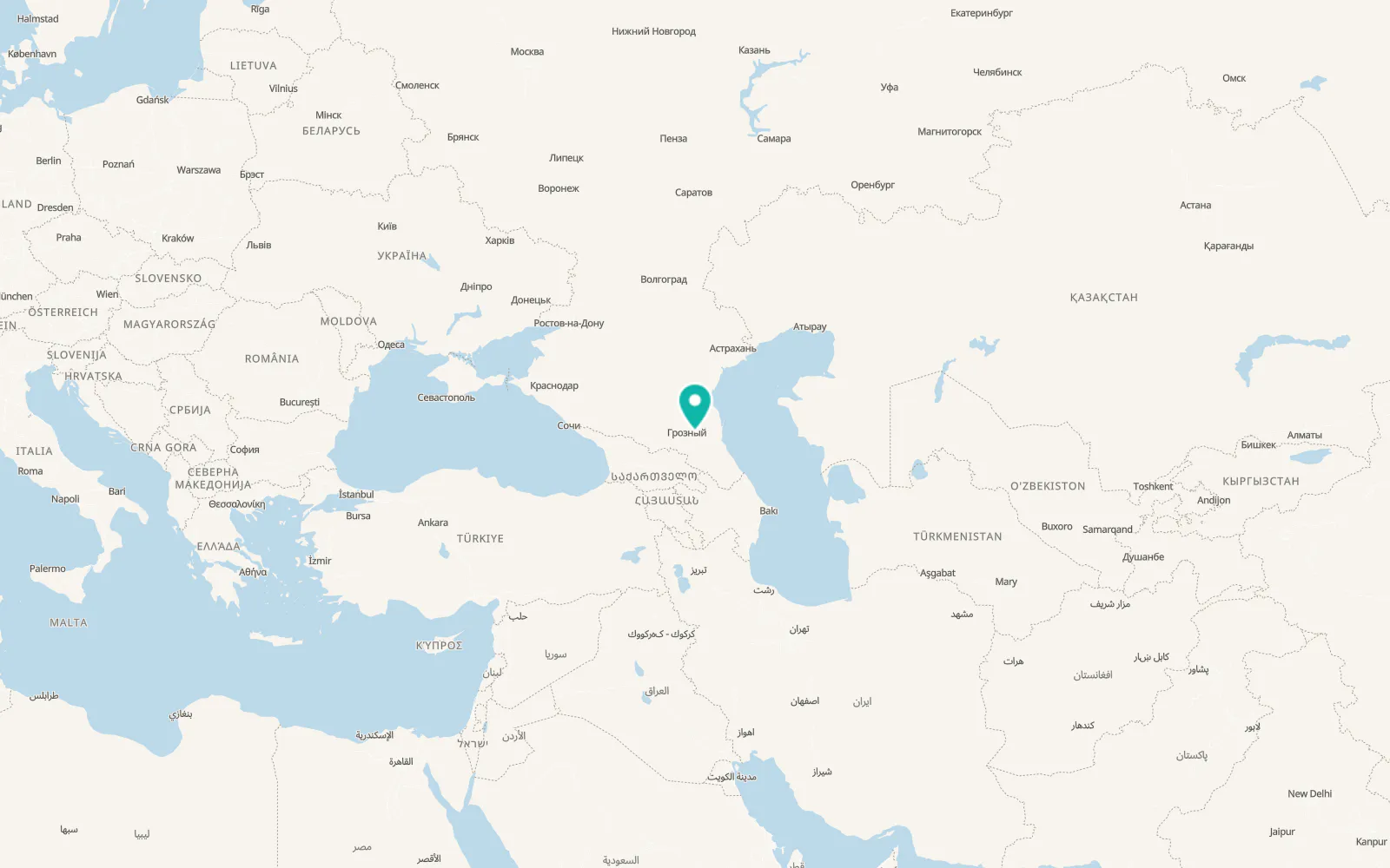 Map of Ilaskhan-Yurt