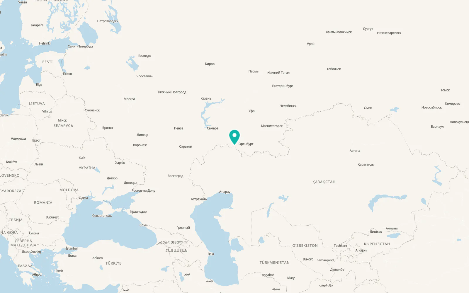 Map of Ilek