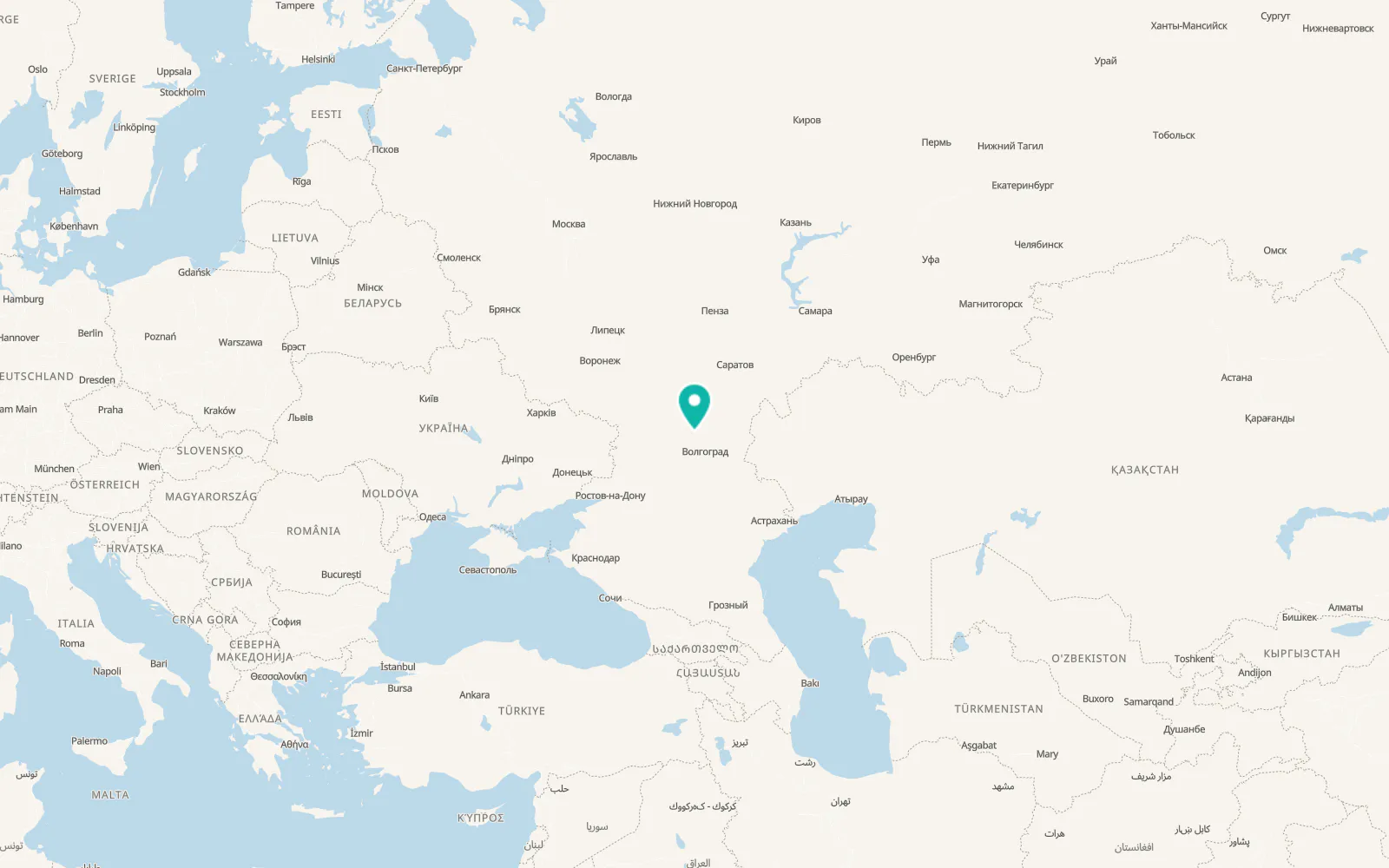 Map of Ilovlya
