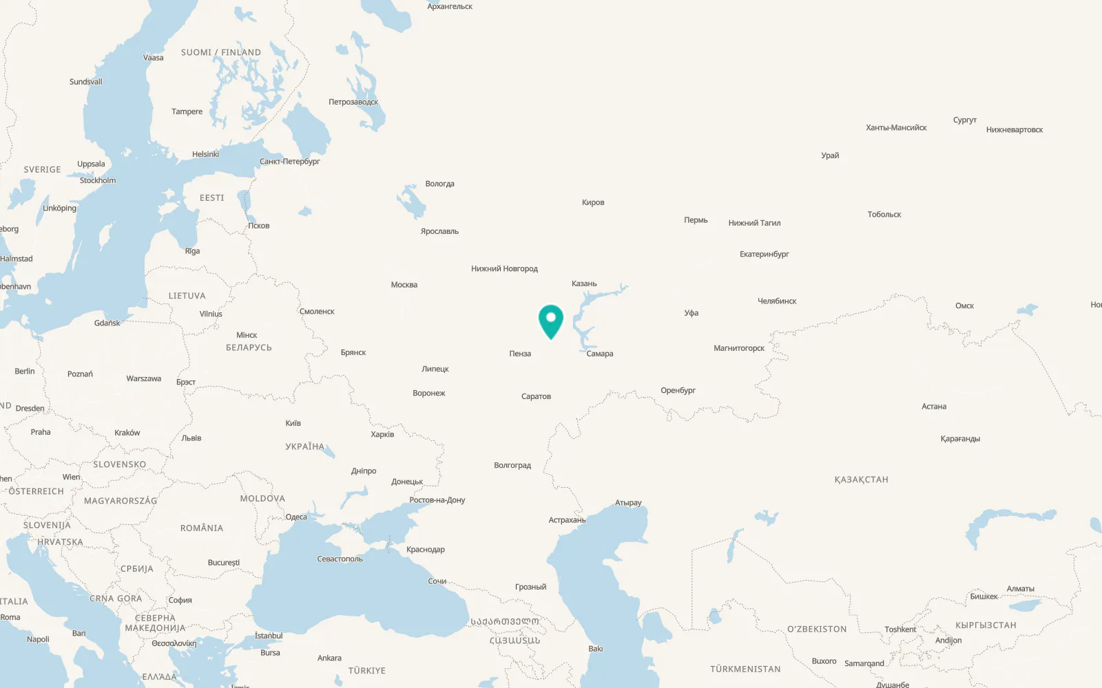 Map of Imeni Vladimira Il’icha Lenina