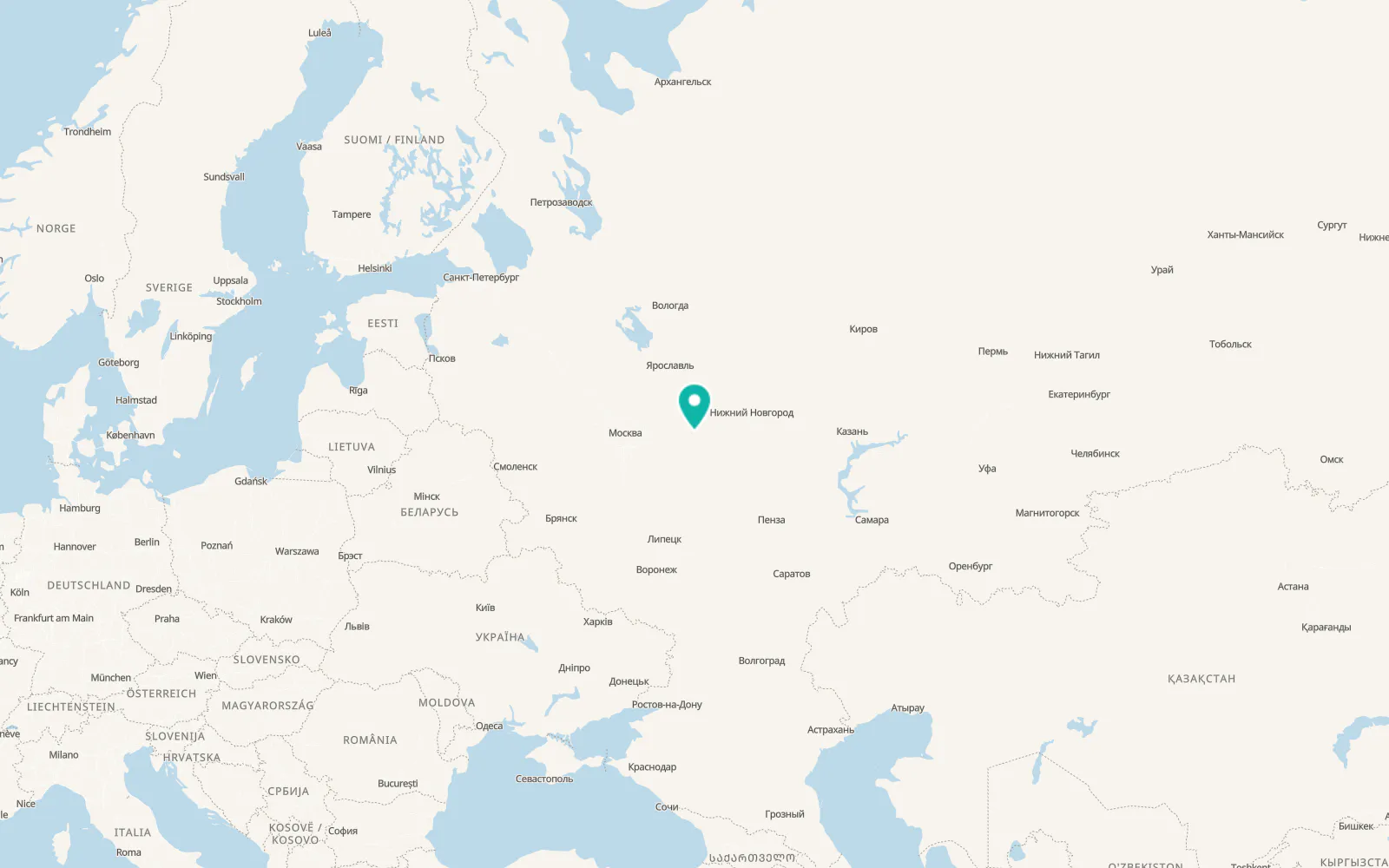 Map of Imeni Vorovskogo