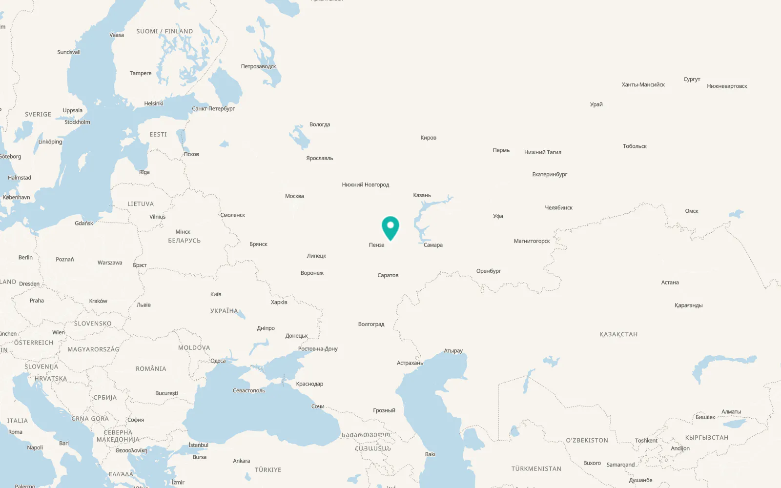 Map of Inderka
