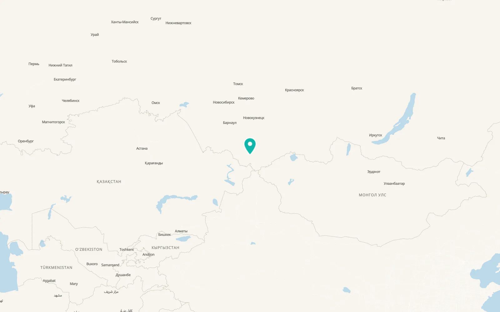Map of Inya