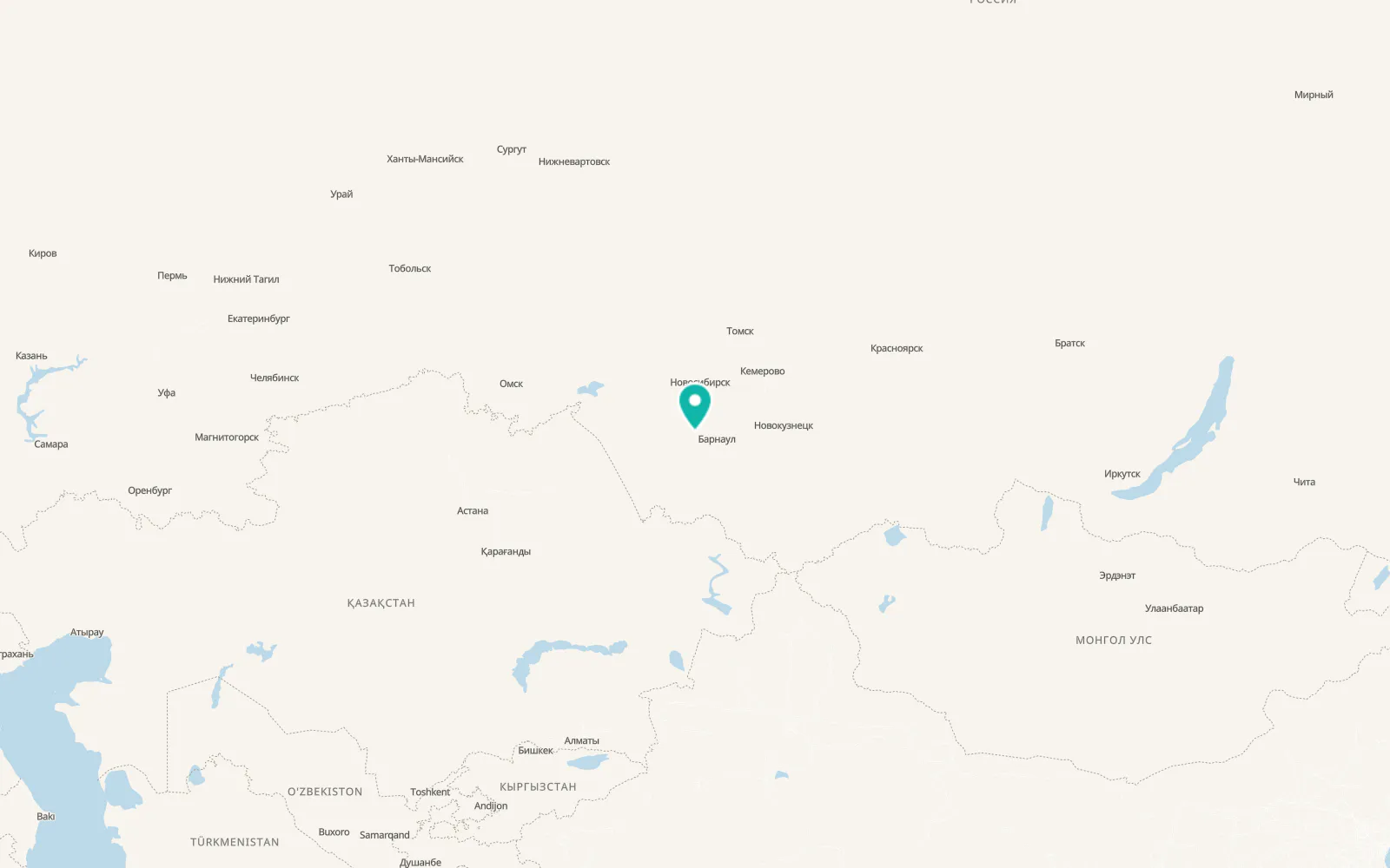 Map of Inya