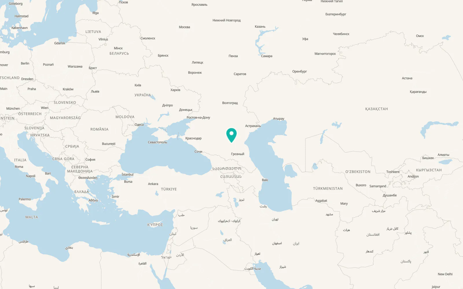 Map of Irgakly