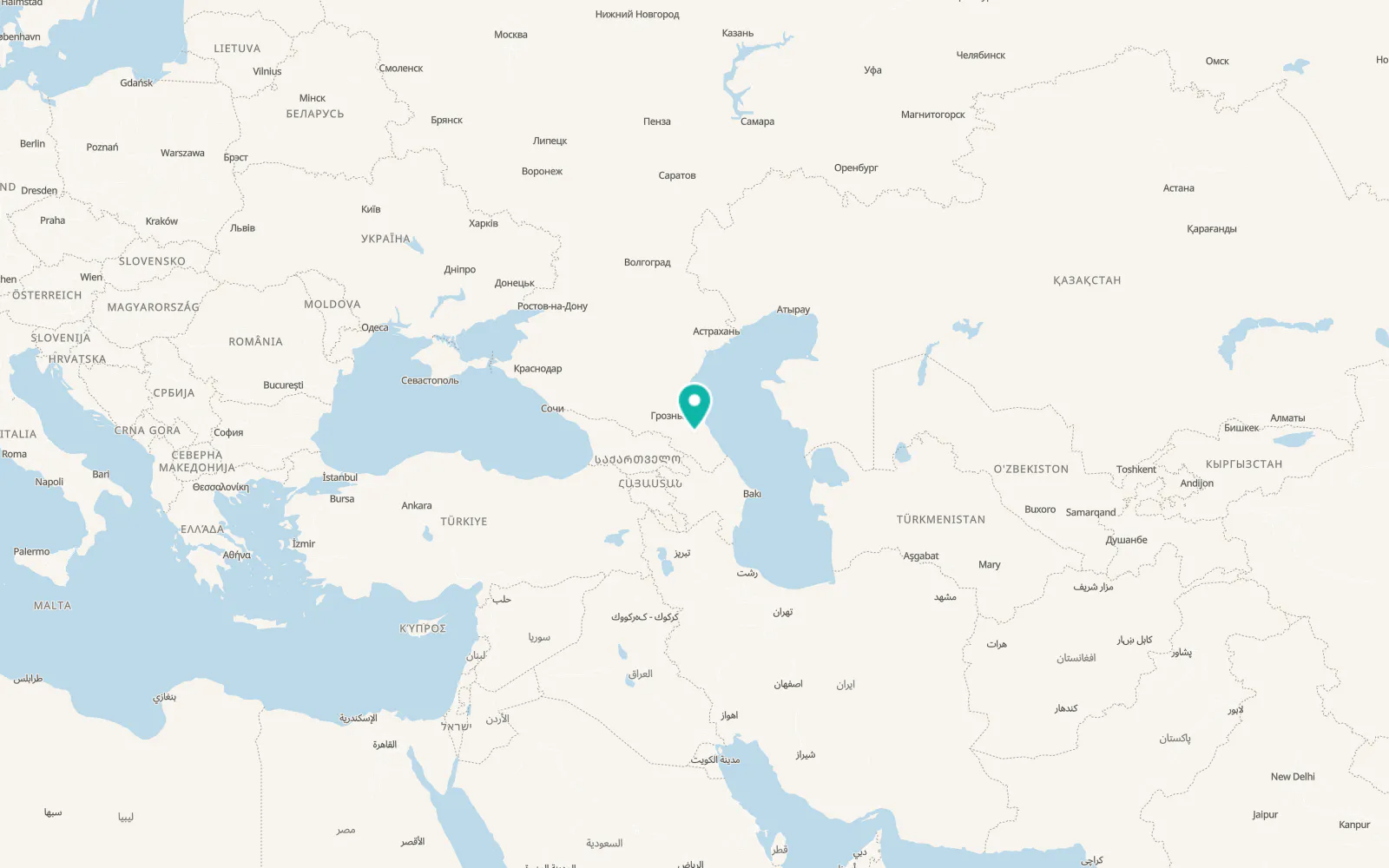 Map of Irganay