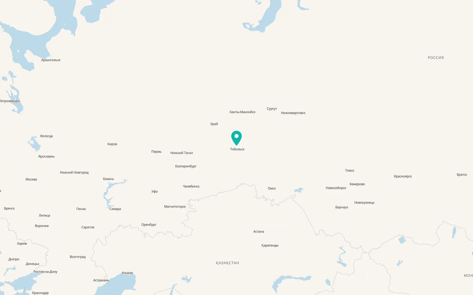 Map of Irtyshskiy