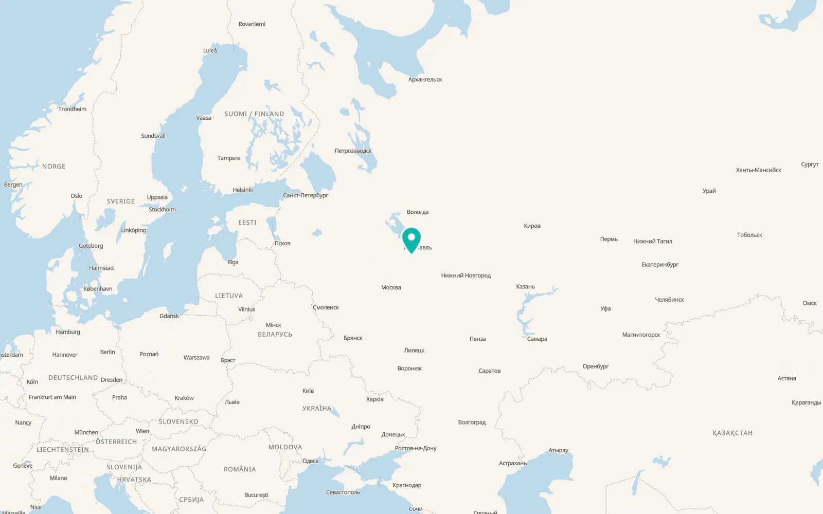 Map of Ishnya