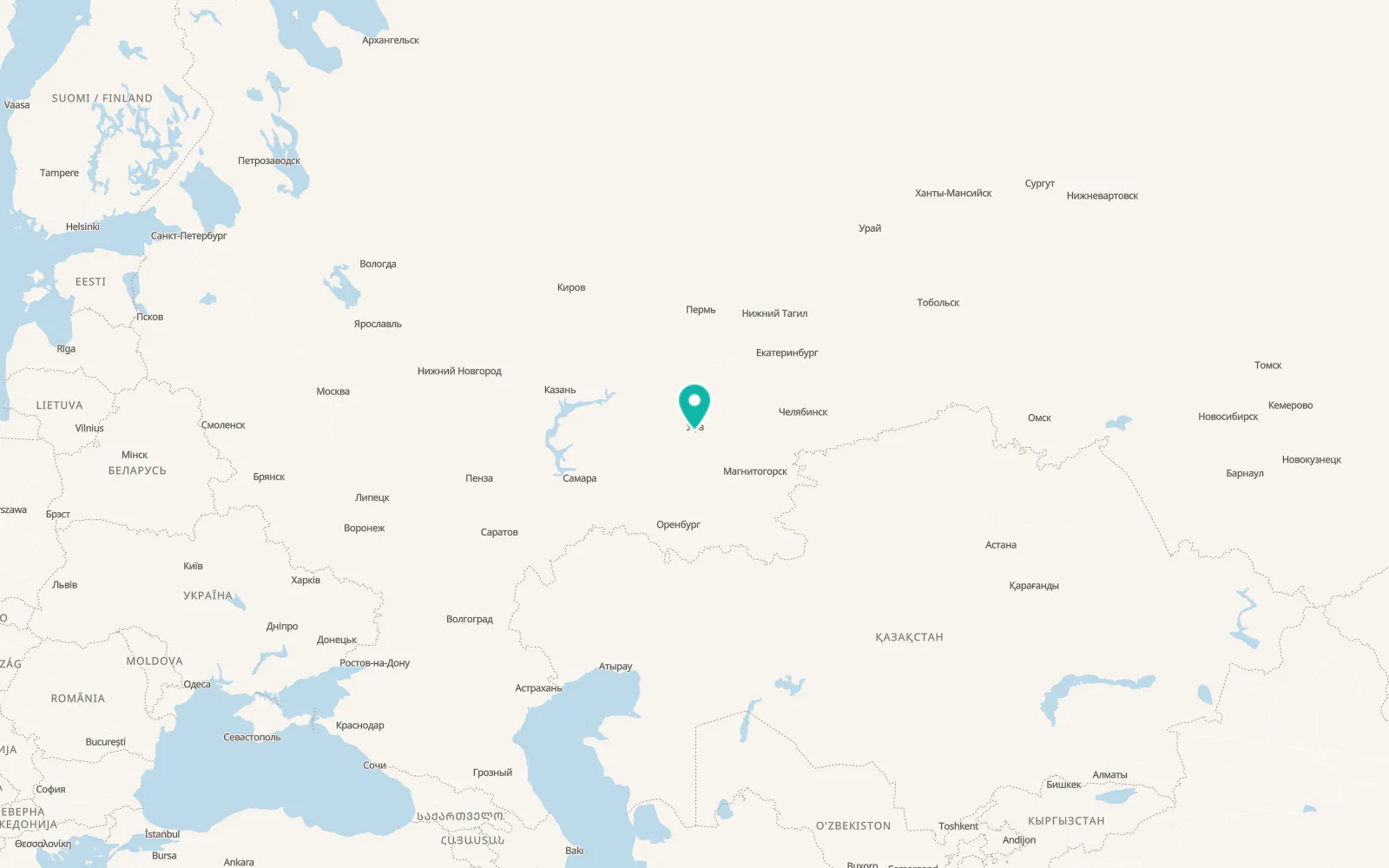 Map of Iskino