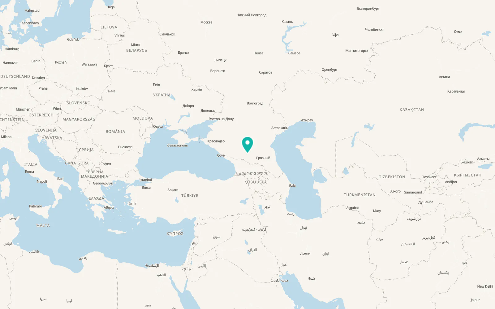 Map of Islamey