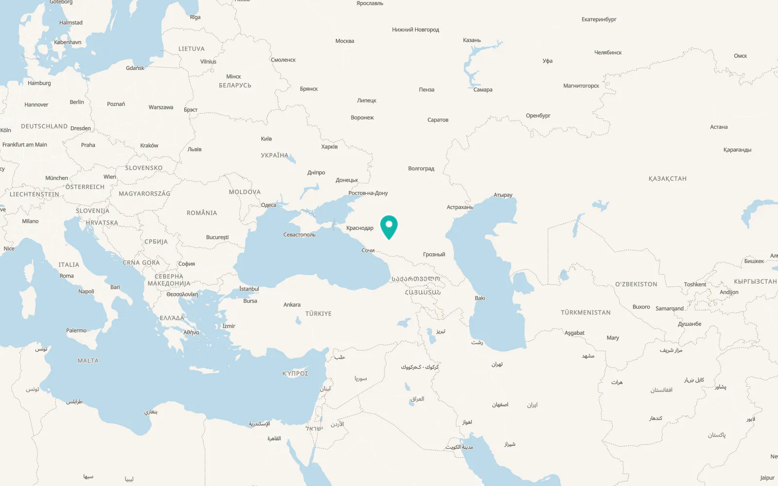 Map of Ispravnaya