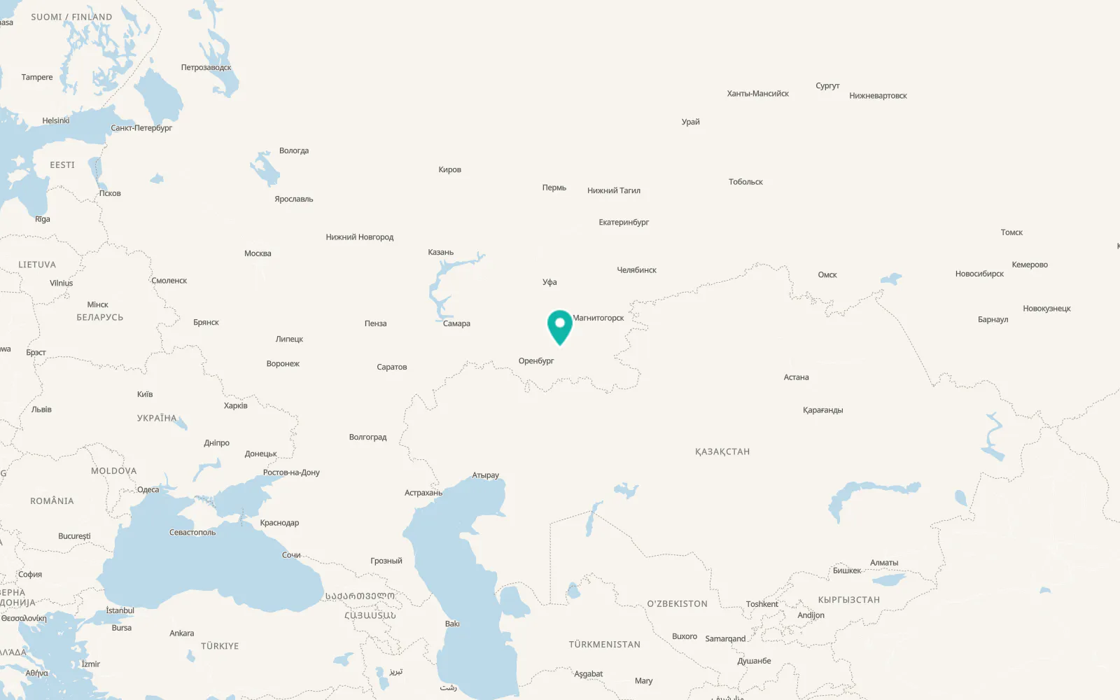 Map of Isyangulovo