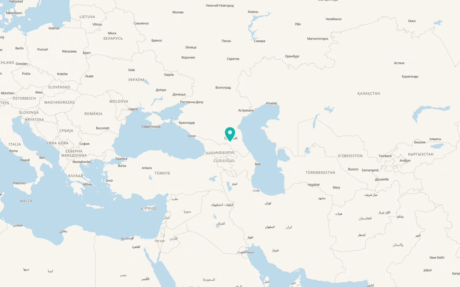 Map of Itum-Kali