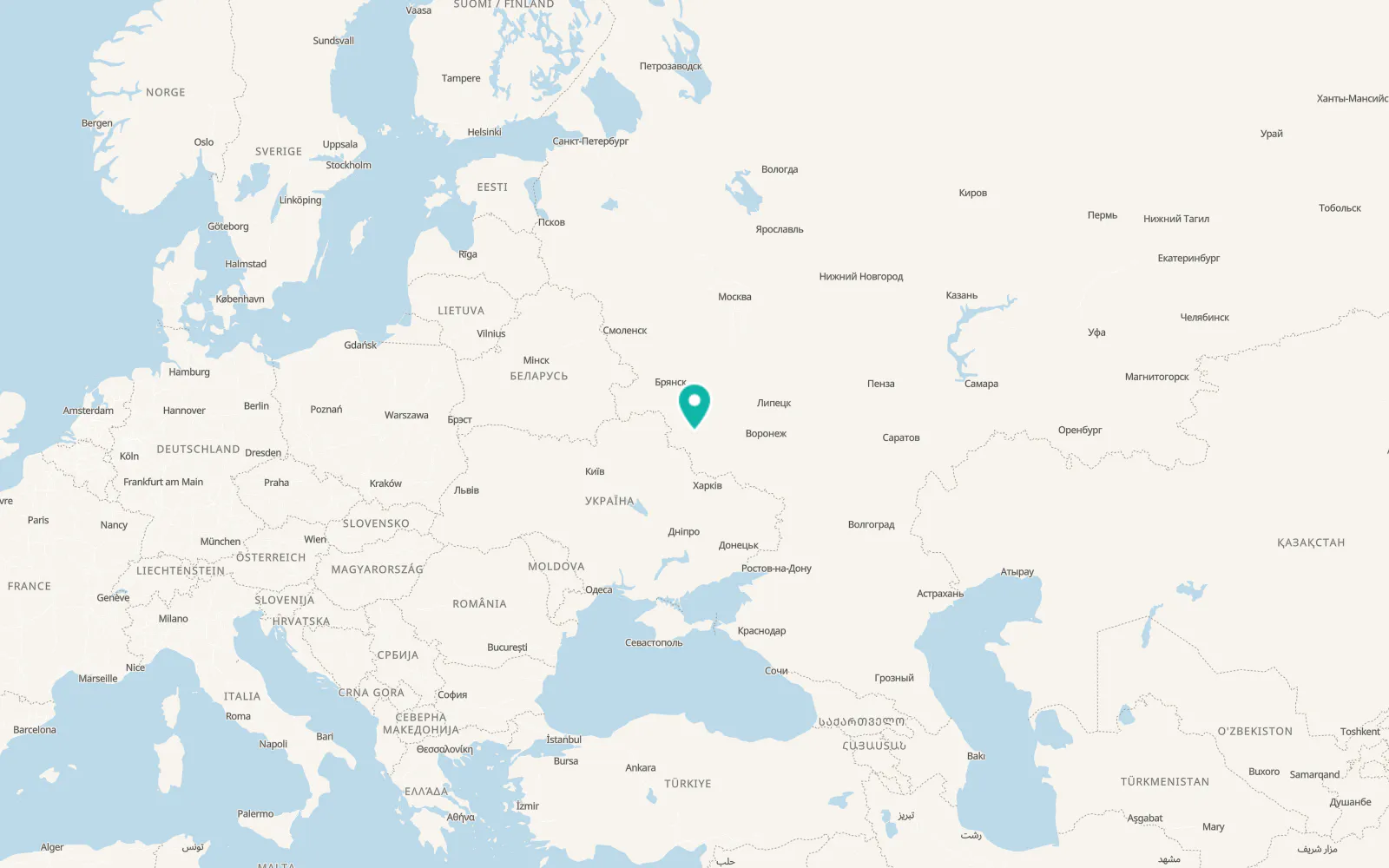 Map of Ivanino