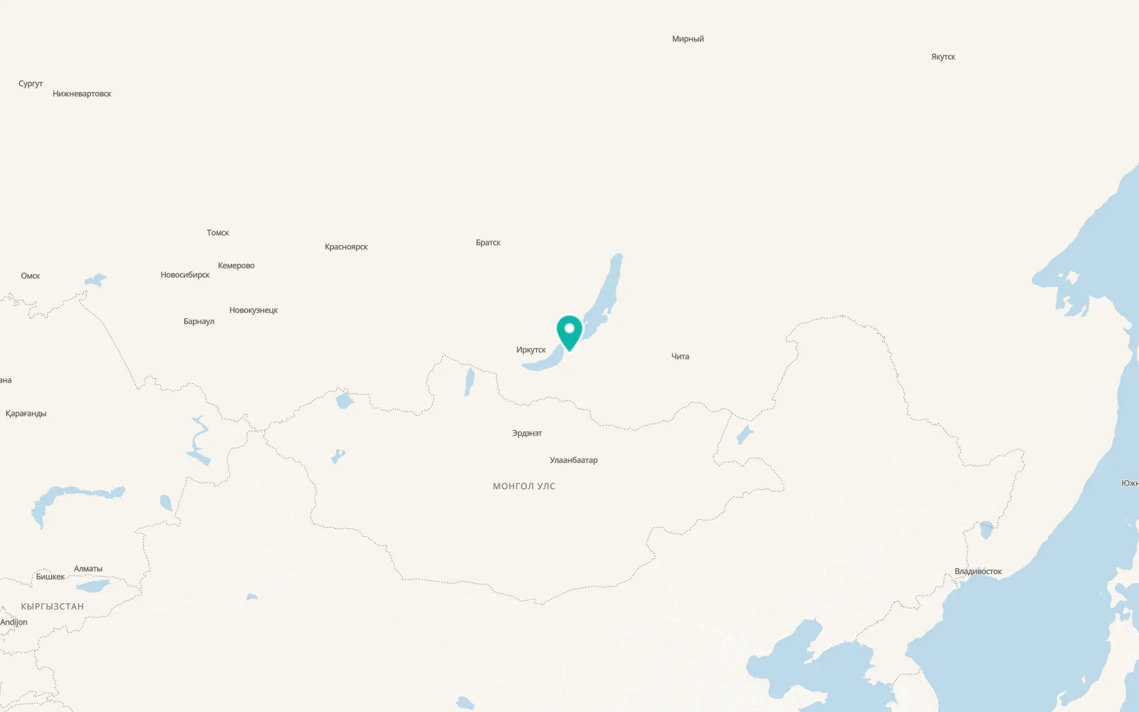 Map of Kabansk