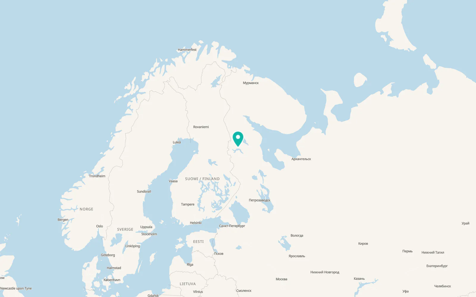 Map of Kalevala