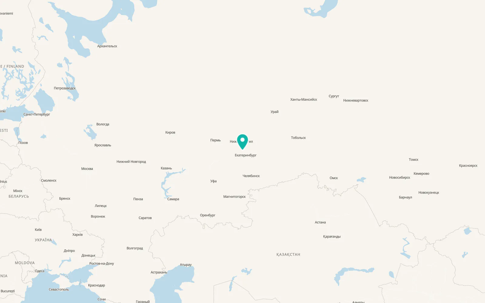 Map of Kalinovo