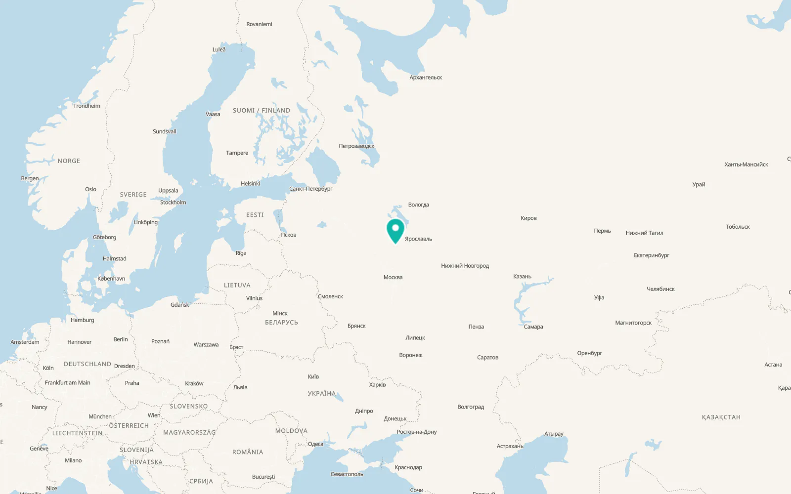 Map of Kalyazin